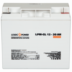 Акумулятор гелевий Logic Power LPM-GL 12 - 20 AH, фото 4