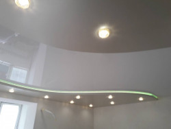 Дворівнева натяжна стеля з підсвіткою, фото 15