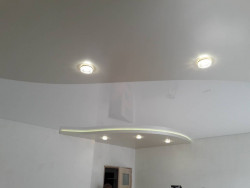 Дворівнева натяжна стеля з підсвіткою, фото 17
