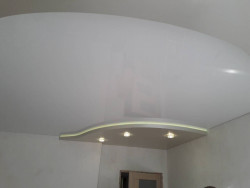 Дворівнева натяжна стеля з підсвіткою, фото 18