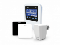 Беспроводной терморегулятор для радиаторного отопления TECH  WiFi 8S, фото 5