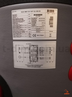 Водонагреватель косвен.нагрева напольн. Tesy EV10/7S2 300 65 F41 TP2, фото 10