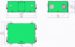 Приточно - вытяжная установка с рекуперацией тепла SlimStar 250 АC, фото 4