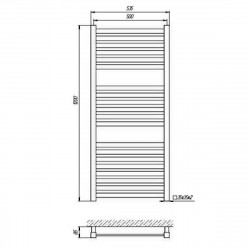 Полотенцесушитель Солар П20 500х1200, фото 4