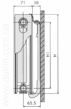 Радиатор стальной Integrale V21 H500x1000L (1570Ватт), фото 13