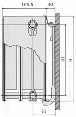 Радиатор стальной Integrale V33 H600x1100L (3844Ватт), фото 13