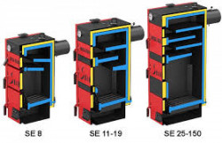 Твердопаливний котел Metal-Fach SOKOL  SE-60 (60кВт), фото 5