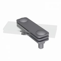 C05/3 Соединитель Cant для полосы 3 пл. (StZn), фото 5