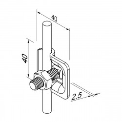 C21/1 Клеммный соединитель St/tZn, фото 4