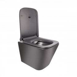 Qtap Tern унітаз підвісний Rimless сидіння Slim Duroplast/ Soft-close/ Quick relase 490x340x350mm MATT BLACK, фото 11