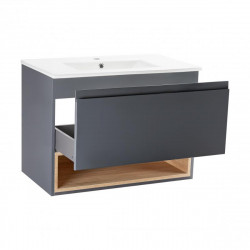 Тумба підвісна з умивальником Qtap Robin QT1372TPВ8002GWO, фото 7