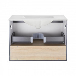 Тумба підвісна з умивальником Qtap Robin QT1372TPВ8002GWO, фото 8