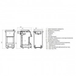 Твердопаливний котел Magnum SF 16, фото 4
