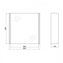 Дзеркальна шафа підвісна Qtap Scorpio QT1477ZP651W, фото 9
