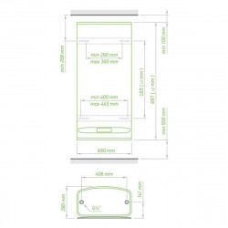 Водонагрівач Tesy BelliSlimo 25 л, 1,2 кВт GCR 302712 E31 EC, фото 4