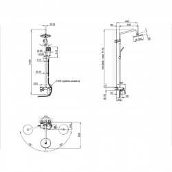 Душова система Qtap Fresh WCR 1004, фото 11