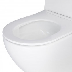 Унітаз підвісний Qtap Jay безободковий Ultra Quiet з сидінням Soft-close QT07335177W, фото 11