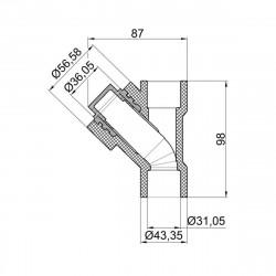 Фильтр с полипроп. 32 д/полипроп. труб  Thermo Allince, фото 4