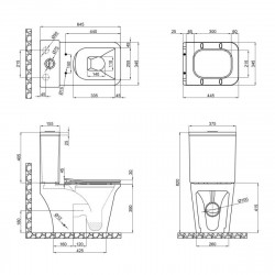 Чаша унітазу Qtap Kalao QT08221213AW1, фото 7
