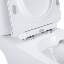 Унітаз-компакт Qtap Presto безобідковий з сідінням Soft-close QT24221217AW, фото 19