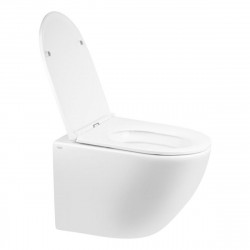 Унітаз підвісний Q-tap Merlin WHI 2044A безободовий, фото 16