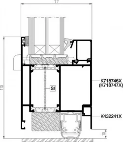 Оконно-дверная система с теплоизоляцией   ALUPROF MB-86 ST, SI, AERO, фото 6