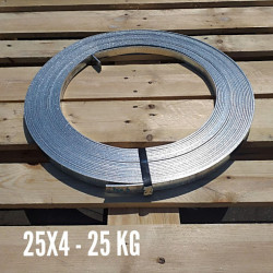 W04/25 Смуга оцинкована 25х4 мм St/tZn, фото 7