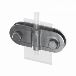 С10/1 Соединитель Duos D08 2 пл. (StZn), фото 4