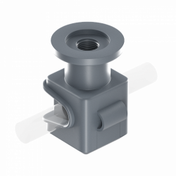 Н01/8 Держатель Сlip серый М8 (Pa), фото 9