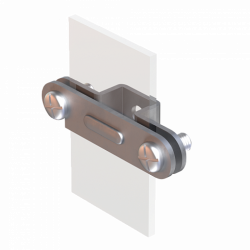 H15/1 Держатель полосы Fix B40 (StZn), фото 5