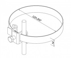 Н20/14 Универсальный хомут D120 Cu, фото 4