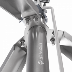 Блискавкоприймач з триногою 4 м (Al/Ni), фото 21