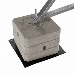 M08 Блискавкоприймач з чотириногою 9000-11000мм Аl, фото 7