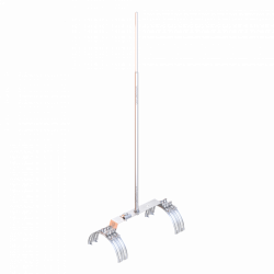 Блискавкоприймач на півкруглий гребінь даху 1,5 - 2 м (Ni/Al), фото 7