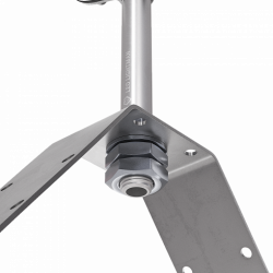 Блискавкоприймач на кутовий гребінь даху 1,5 м (Ni/Al), фото 9