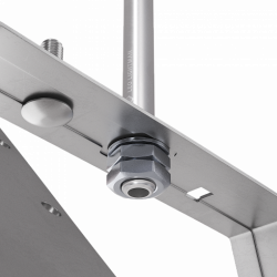 Блискавкоприймач на кутовий гребінь даху 2 м (Ni/Al), фото 10