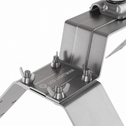 Блискавкоприймач на кутовий гребінь даху 2 м (Ni/Al), фото 12