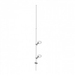 Блискавкоприймач з кріпленням до труби 1,5 - 4 м (Al/Ni), фото 6