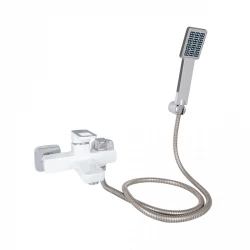 Змішувач для ванни Lidz Wawel 006 (з душовим гарнітуром) (k35) LDWAW006WHI45398 White, фото 4