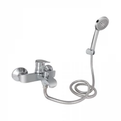 Змішувач для ванни Lidz Wieza 006 (з душовим гарнітуром) (k35) LDWIE006CRM45410 Chrome, фото 4