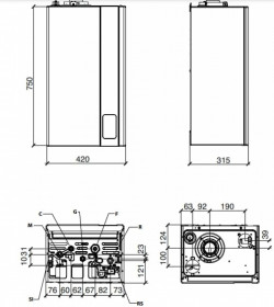 Конденсаційний газовий котел Virgo Condensing KC 24, фото 6