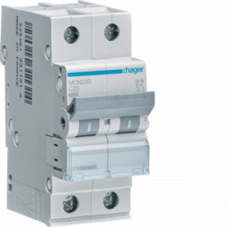 Автоматический выключатель 2P, In=20A, «C», 6kA, 2м., MCN220, фото 2