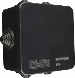 Розподільча  коробка серії UAtmo Jet Black 85*85*50, фото 6