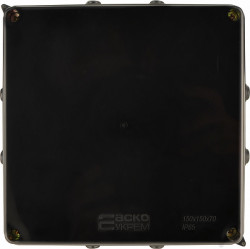 Розподільча  коробка серії UAtmo Jet Black 150*150*70, фото 5