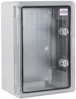 Корпус з АБС-пластику, ударостійкий, з монтажною панеллю, прозорі дверцята,  IP65, серії UBox, фото 9
