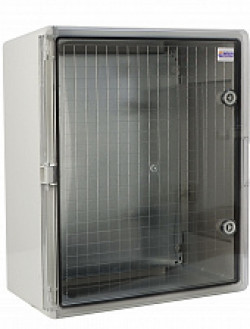 Корпус з АБС-пластику, ударостійкий, з монтажною панеллю, прозорі дверцята,  IP65, серії UBox, фото 14