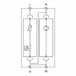 Ограничители импульсных перенапряжений Saltek ПЗИП FLP-12,5 V/1+1, фото 8