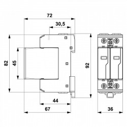 Ограничители импульсных перенапряжений Saltek ПЗИП FLP-12,5 V/2, фото 7