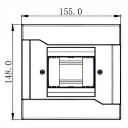 Щиток / Бокс на 4 модуля під автомати зовнішній, фото 4