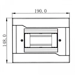 Щиток / Бокс на 6 модулів під автомати зовнішній, фото 8